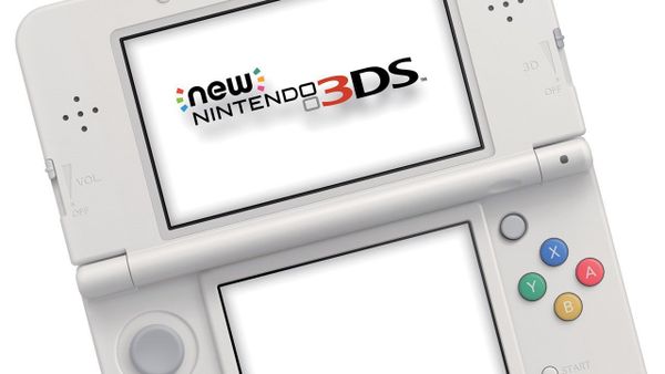 A white New Nintendo 3DS